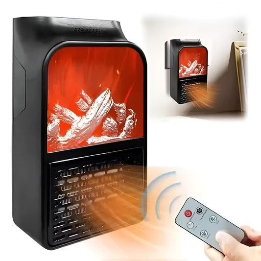 Portable Plug-in Room Heater With Remote Control