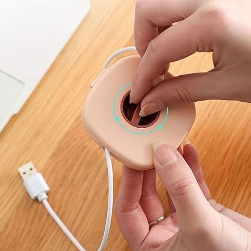 Portable Rotatable Data Cable Organizer