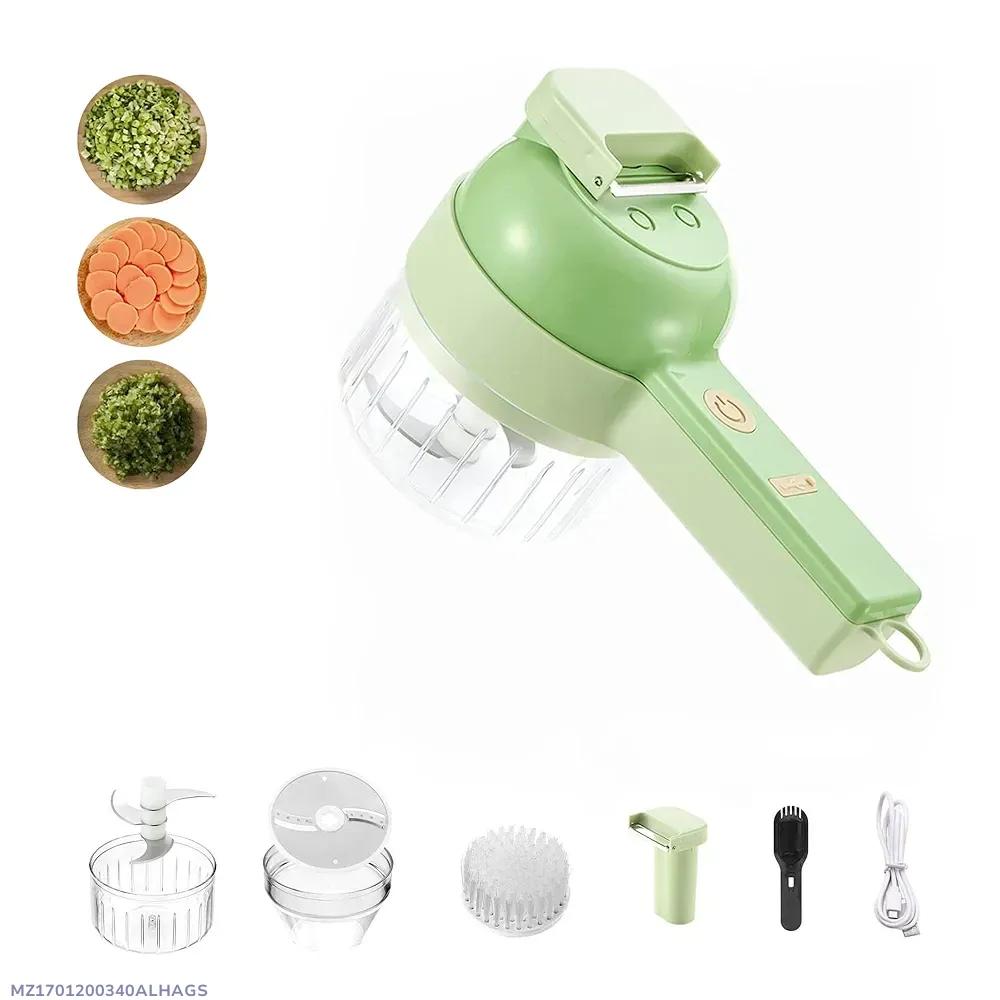 Mini Electric Chopper And Slicer Set