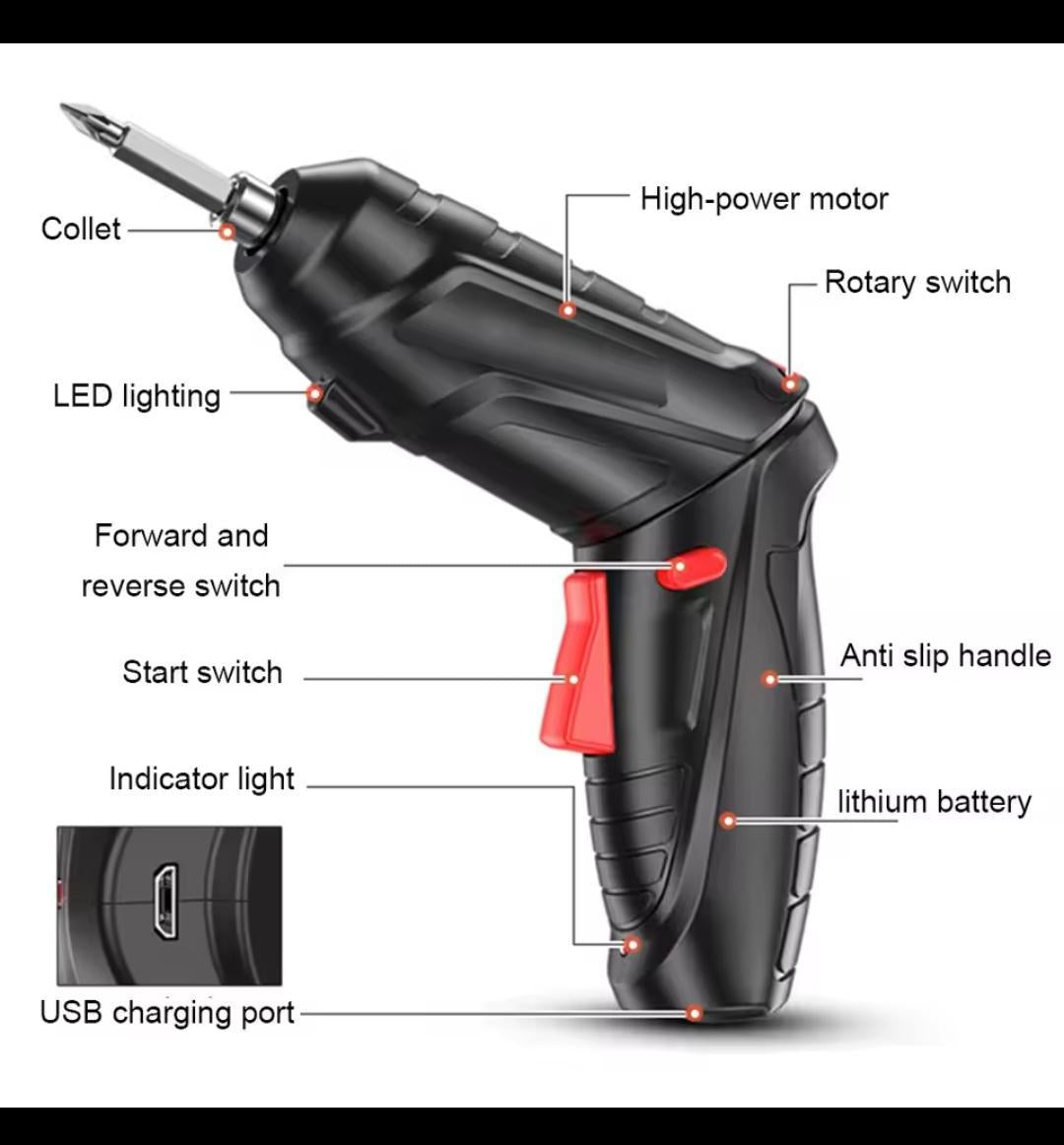 47 Pcs Screwdriver Set Tool Kit
