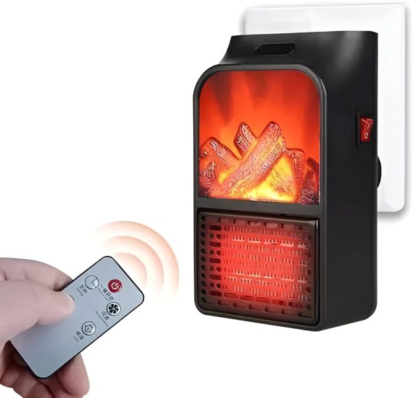 Portable Plug-in Room Heater With Remote Control
