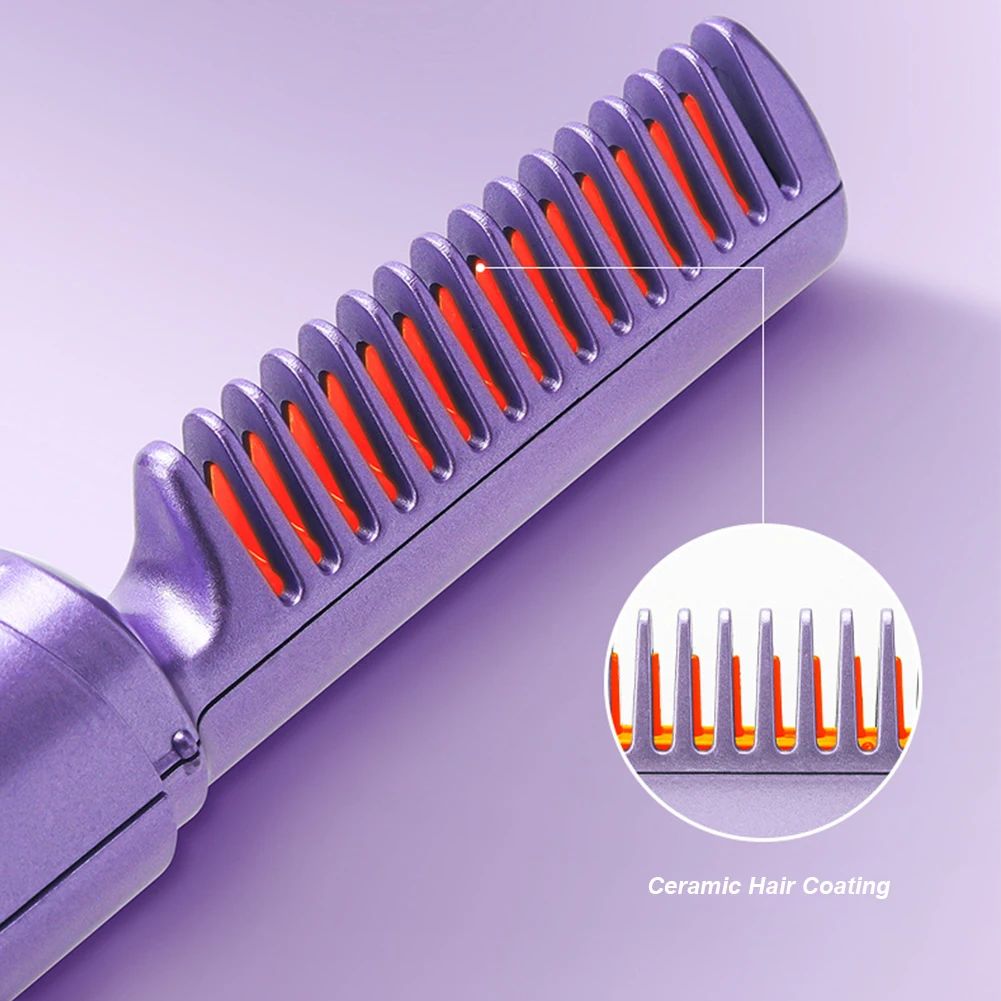 Pack of 3- Mini Hair Straightener, Mini Hair Dryer and Cordless Comb Hair Straightener