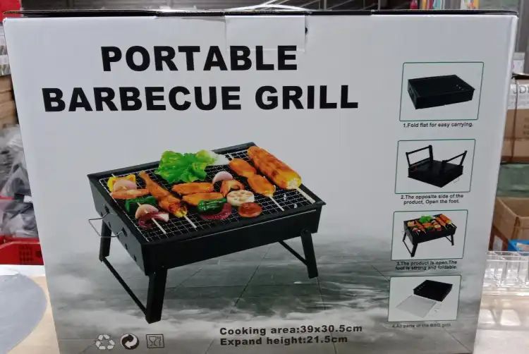 Folding Portable Outdoor Barbeque Grill