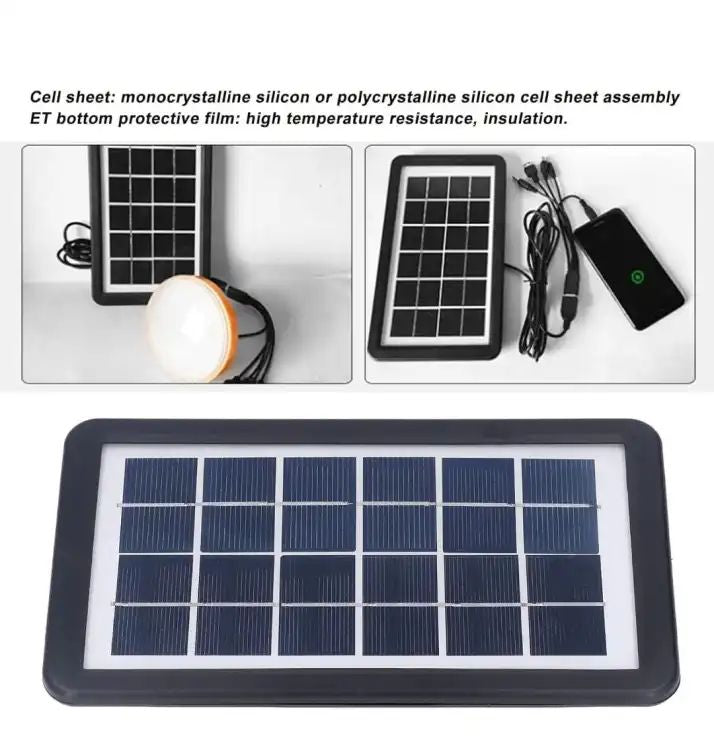 Portable Monocrystalline mini Solar Panel GD-10X System