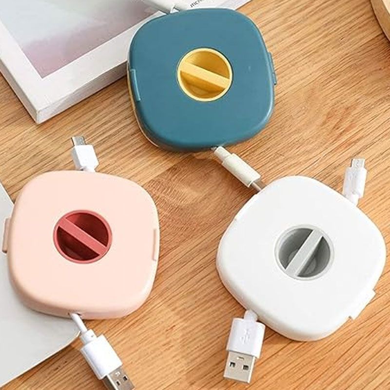 Portable Rotatable Data Cable Organizer